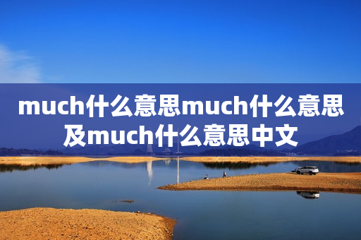 much什么意思much什么意思及much什么意思中文